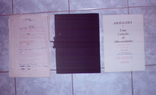 Livro "Amálgama - Uma Coleção de Obscenidades" - Coletânea de poemas (1981 - 1993) - versão 2005