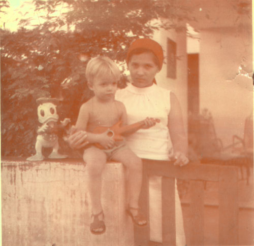 Marco e Madrinha Rosa- 1970 - Belém